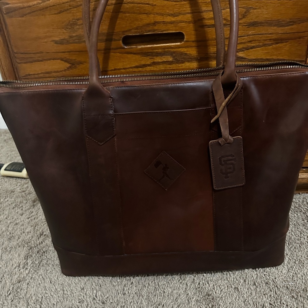 Baseballism Cathy Tote with SF Giants on the interior - LIKE NEW